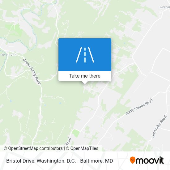 Bristol Drive map