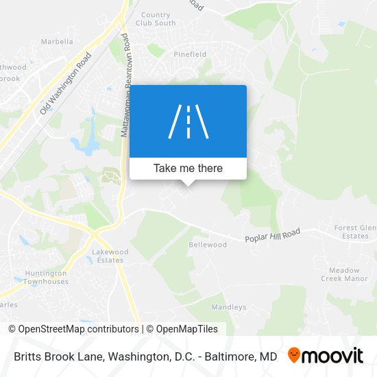 Mapa de Britts Brook Lane