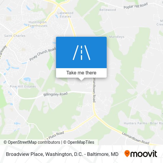 Broadview Place map