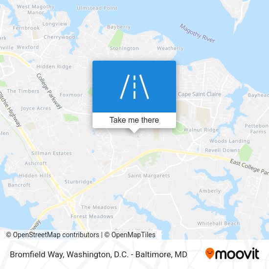 Mapa de Bromfield Way