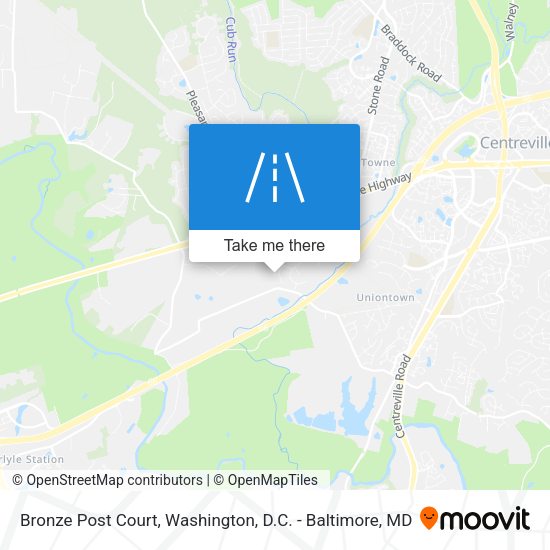 Bronze Post Court map