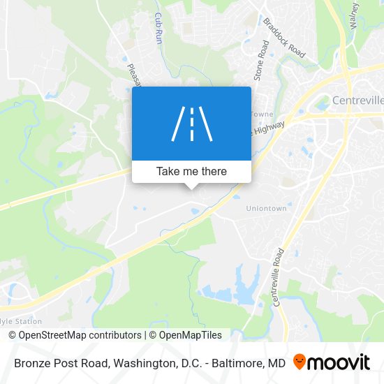 Bronze Post Road map