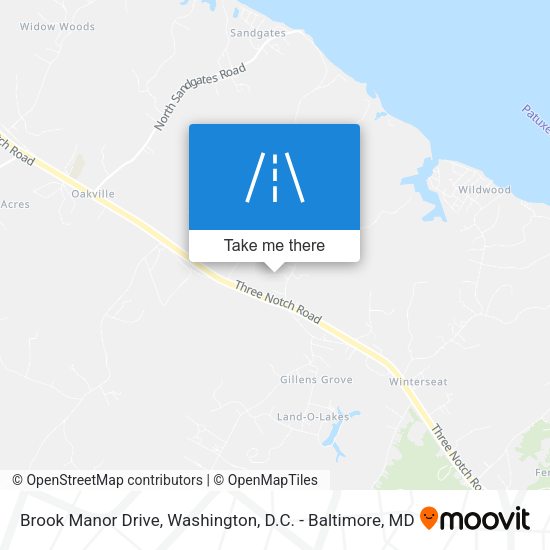 Mapa de Brook Manor Drive