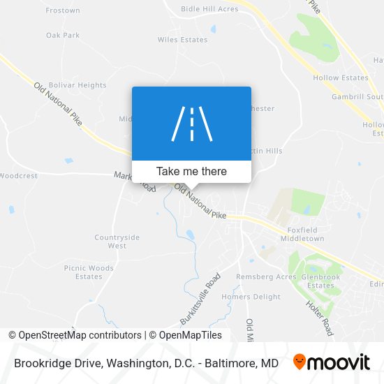 Brookridge Drive map