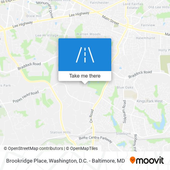 Brookridge Place map