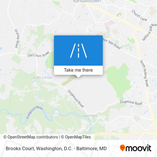 Brooks Court map