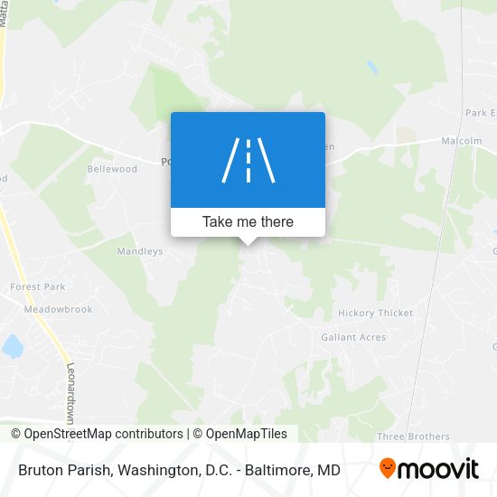 Bruton Parish map