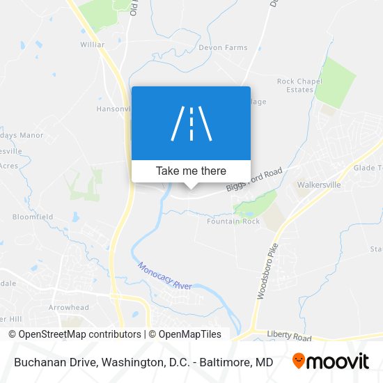 Buchanan Drive map