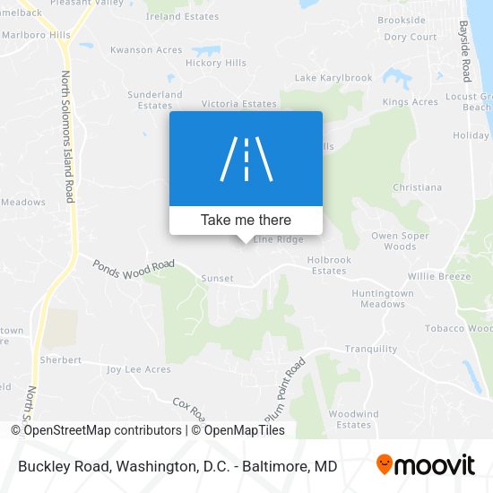 Buckley Road map