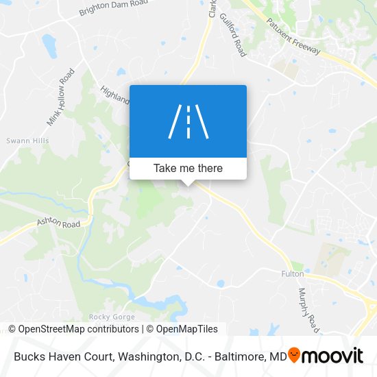 Bucks Haven Court map