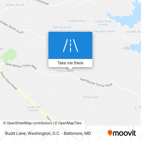 Mapa de Budd Lane