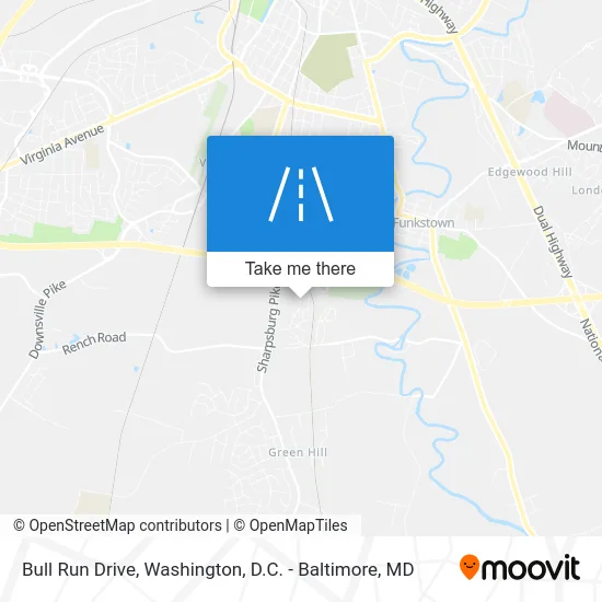 Bull Run Drive map