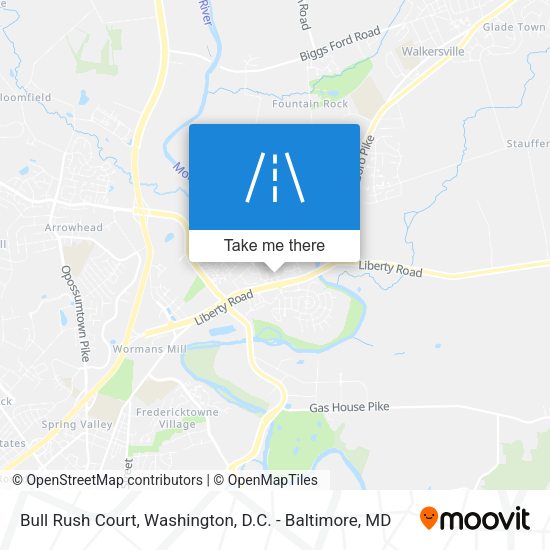 Bull Rush Court map
