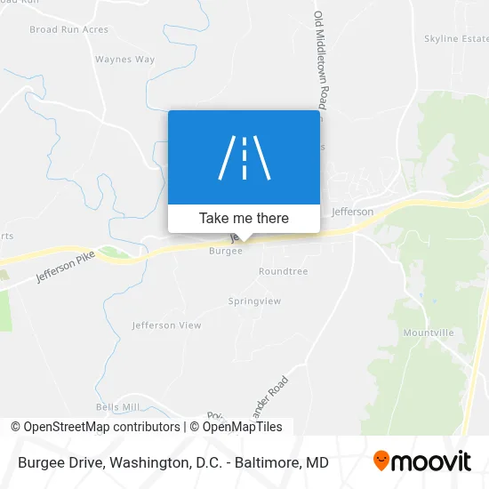 Burgee Drive map