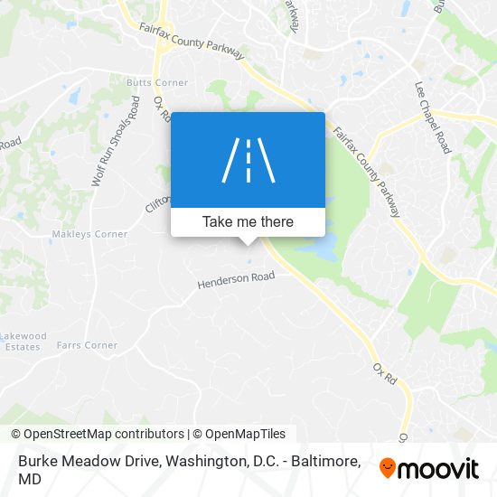 Mapa de Burke Meadow Drive