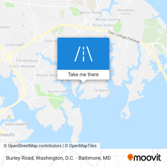 Mapa de Burley Road