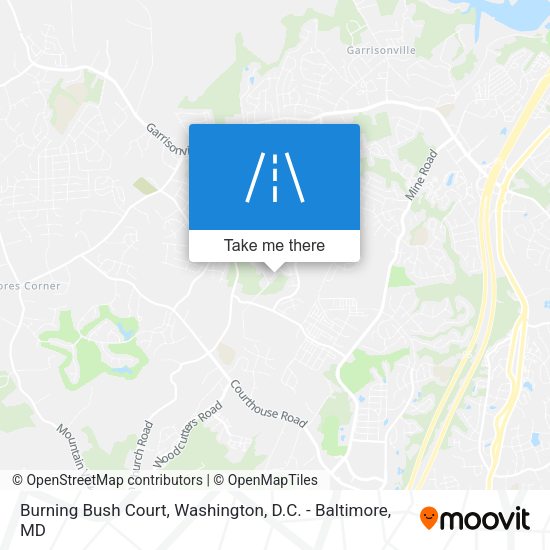 Mapa de Burning Bush Court