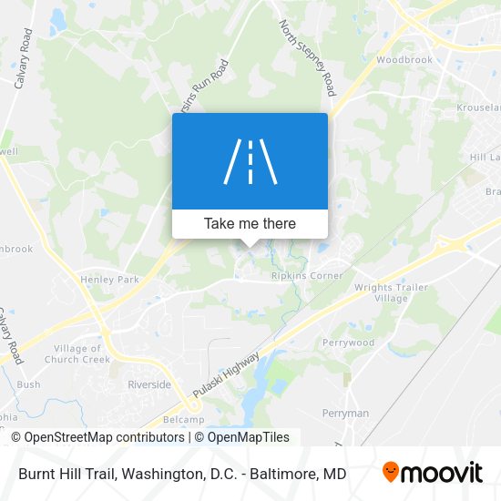 Mapa de Burnt Hill Trail