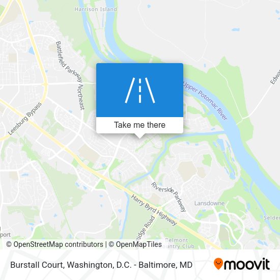 Burstall Court map