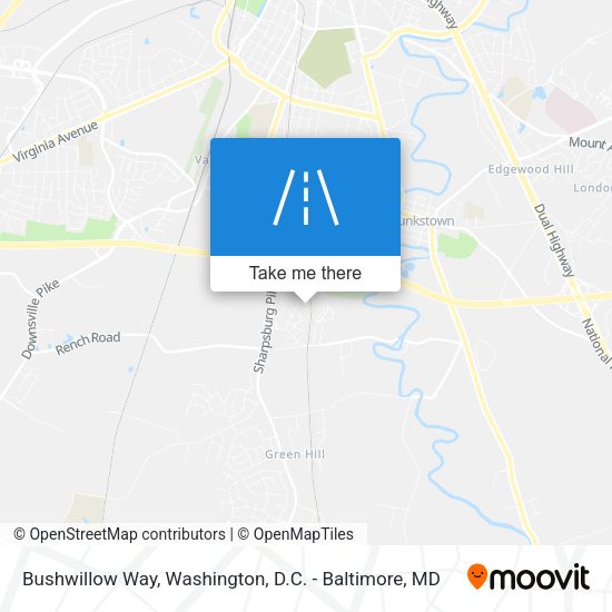Bushwillow Way map