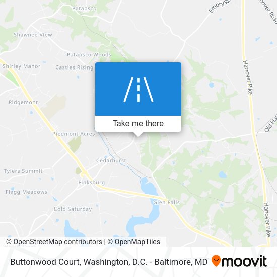 Mapa de Buttonwood Court