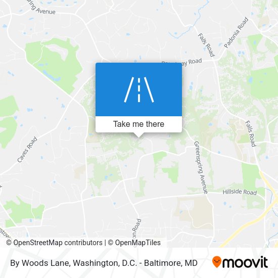 By Woods Lane map