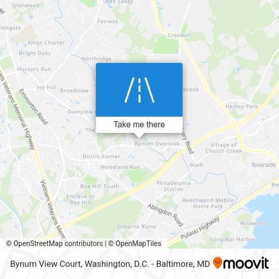 Mapa de Bynum View Court