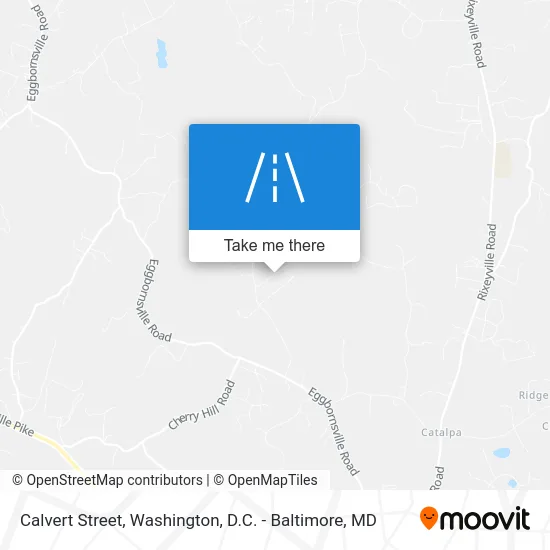 Calvert Street map