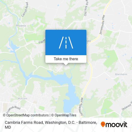 Mapa de Cambria Farms Road