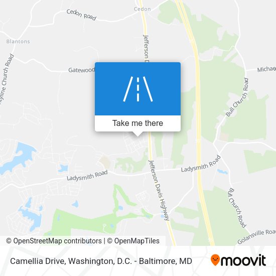Camellia Drive map