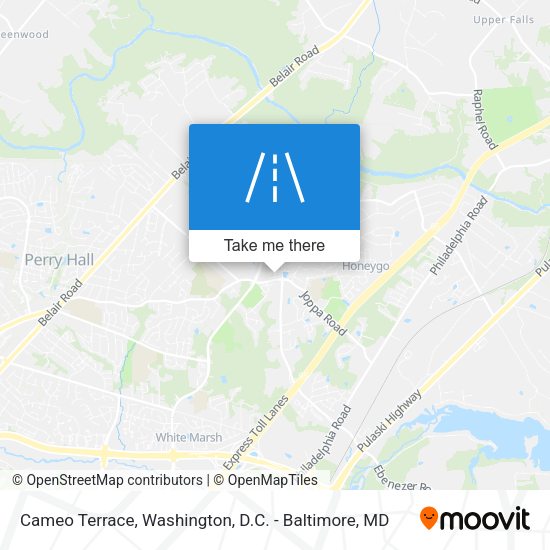 Mapa de Cameo Terrace