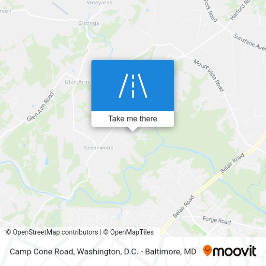 Mapa de Camp Cone Road