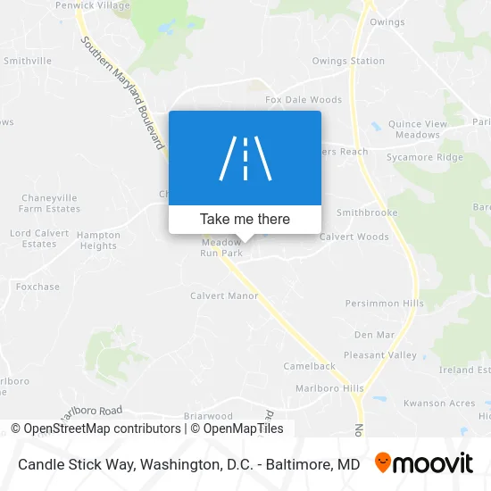 Candle Stick Way map