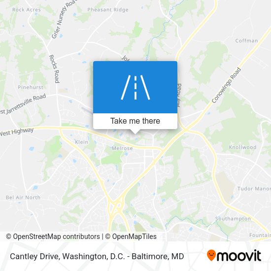 Cantley Drive map