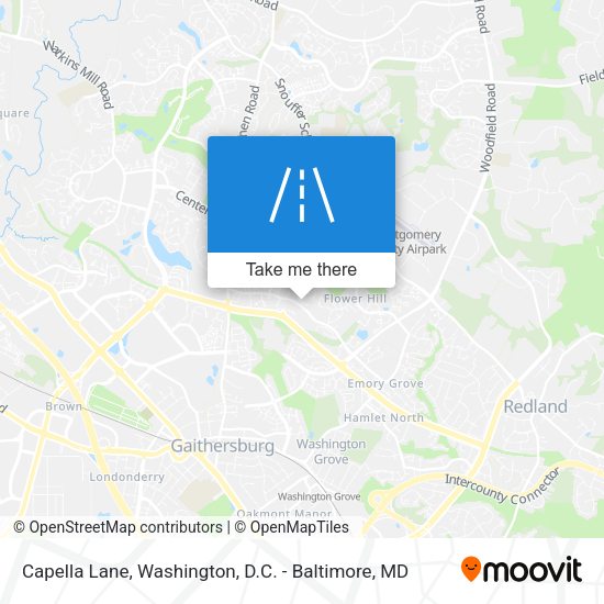 Capella Lane map