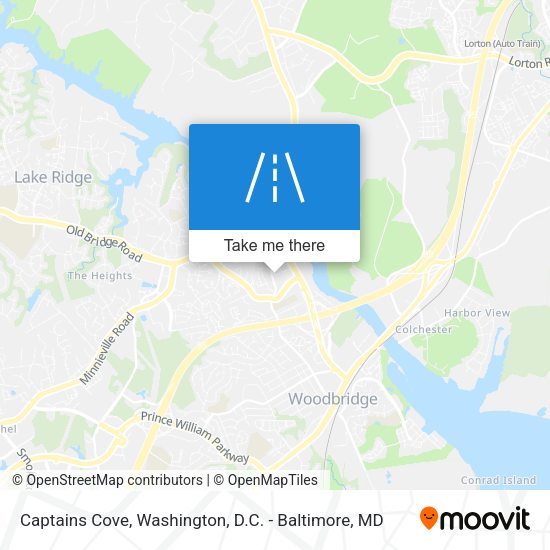 Mapa de Captains Cove