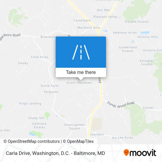Carla Drive map