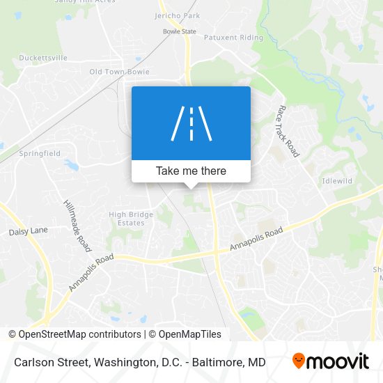 Carlson Street map