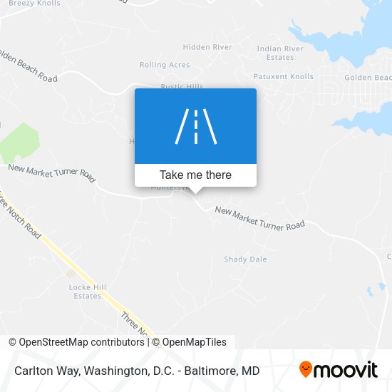 Mapa de Carlton Way