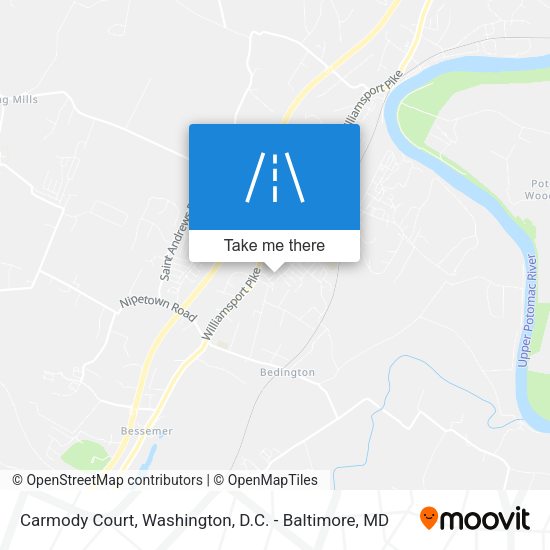 Carmody Court map
