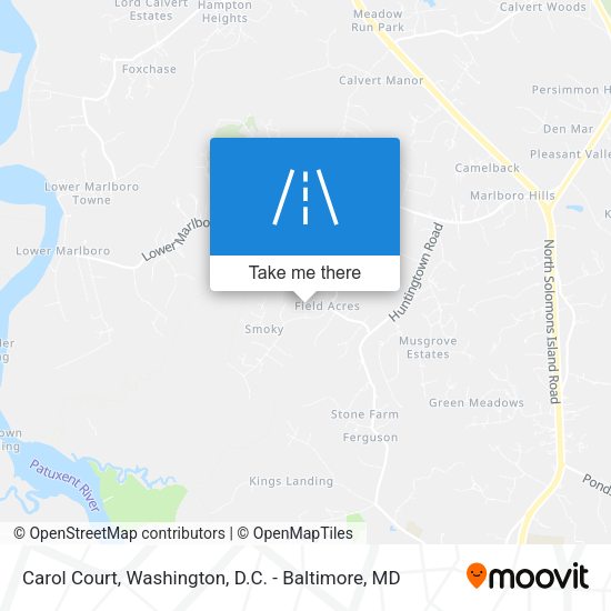 Carol Court map