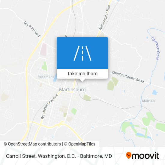 Carroll Street map