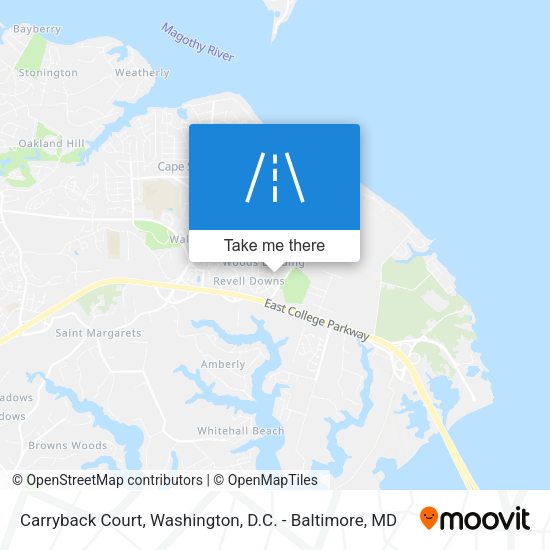 Carryback Court map