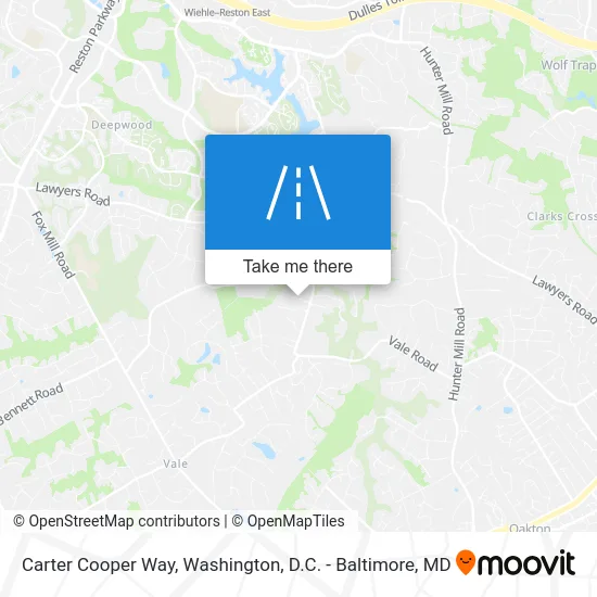 Carter Cooper Way map