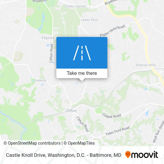 Castle Knoll Drive map