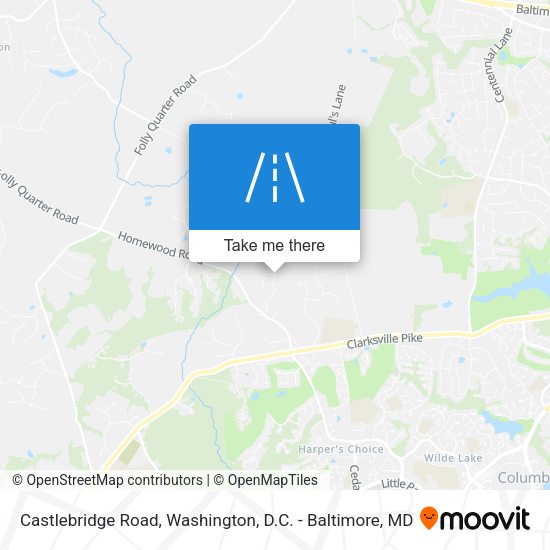 Castlebridge Road map