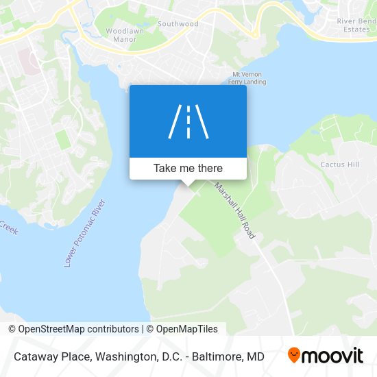 Mapa de Cataway Place
