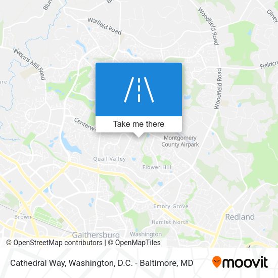 Mapa de Cathedral Way