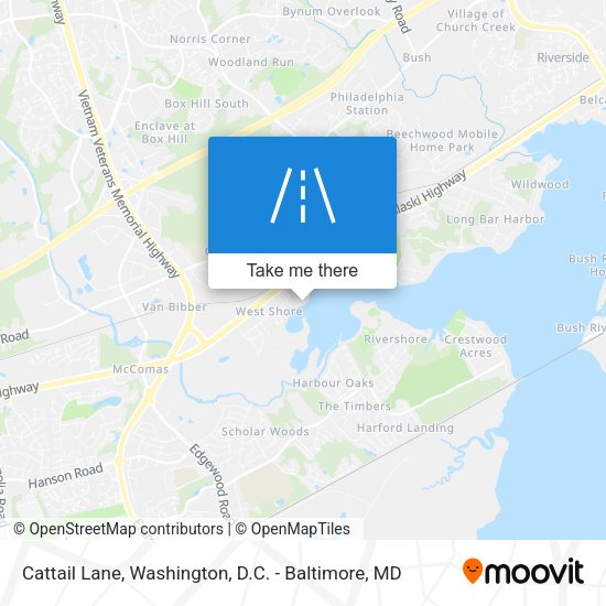 Cattail Lane map