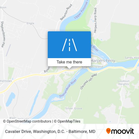 Cavalier Drive map